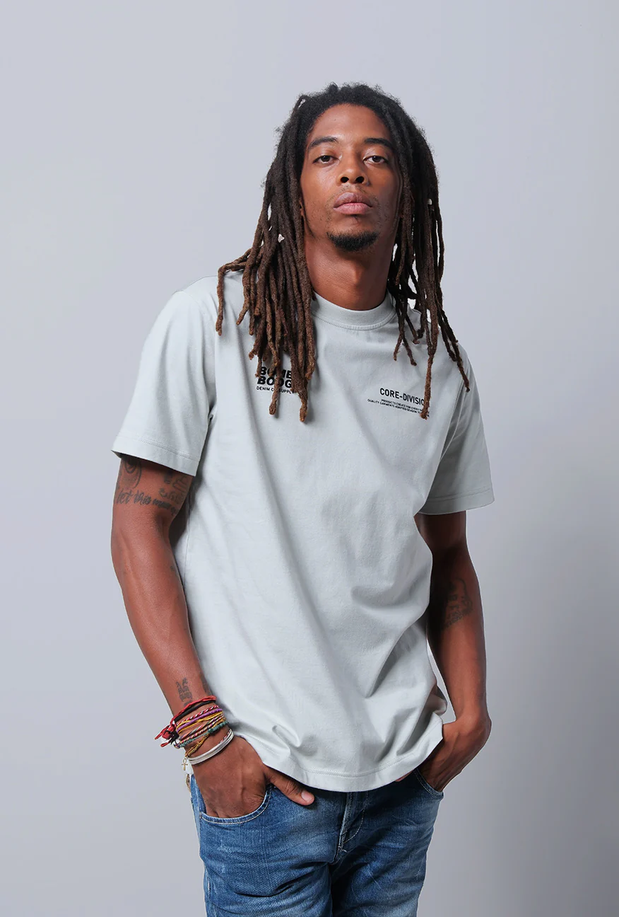 T-shirt Lengan Pendek Regular Cruel Dusty Mint