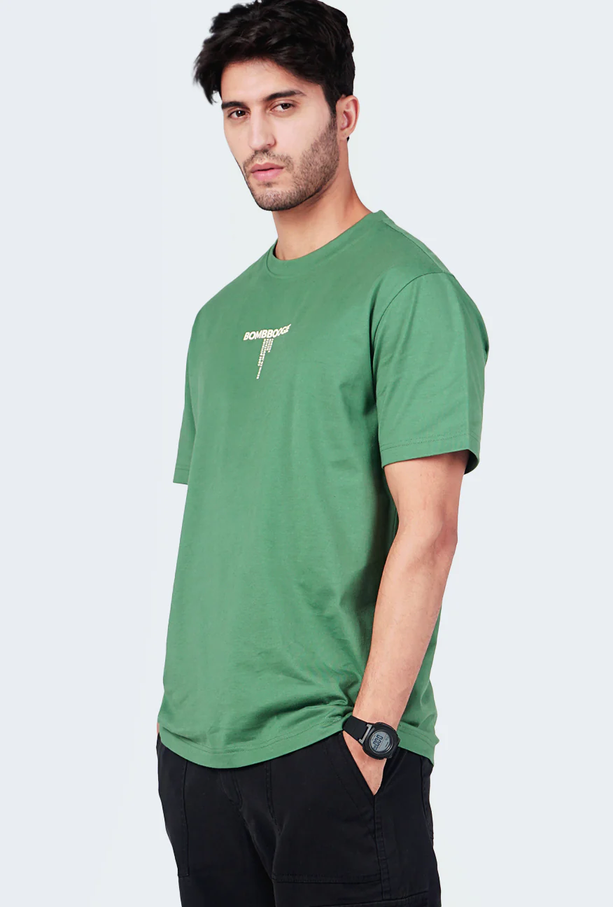 T-Shirt Lengan Pendek Regular Cruzee Green - Image 3