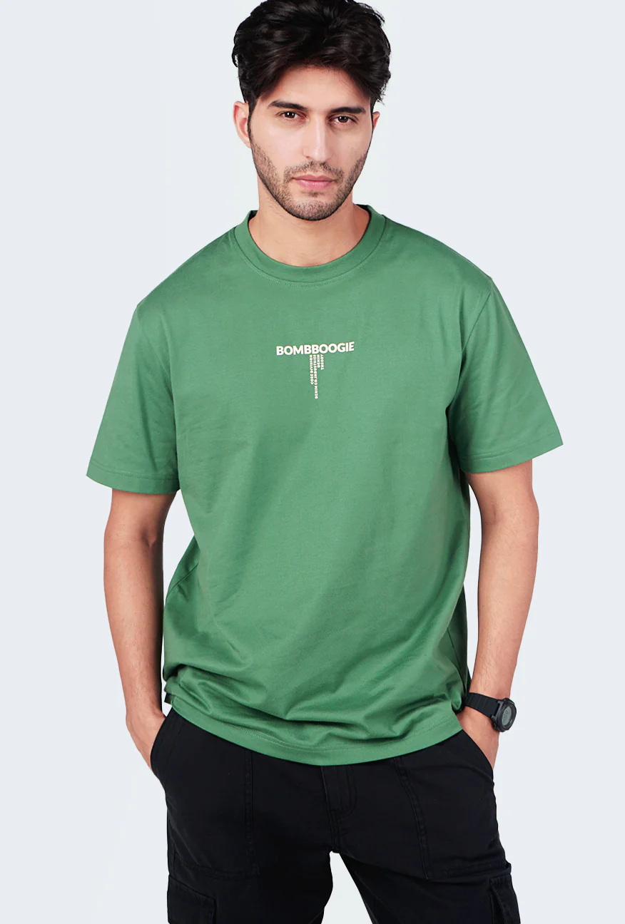 T-Shirt Lengan Pendek Regular Cruzee Green - Image 5