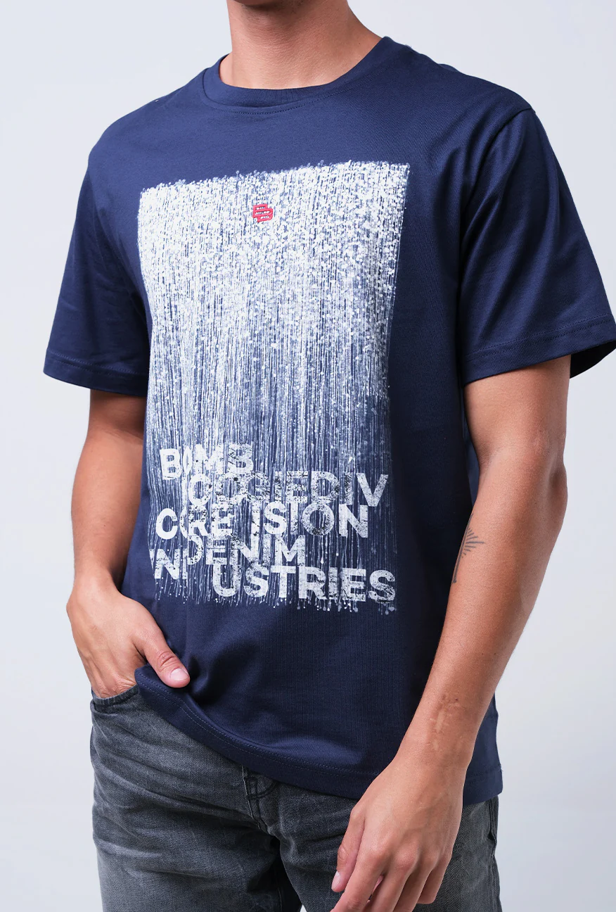 T-Shirt Lengan Pendek Regular Curby Dark Navy 2.0 - Image 5