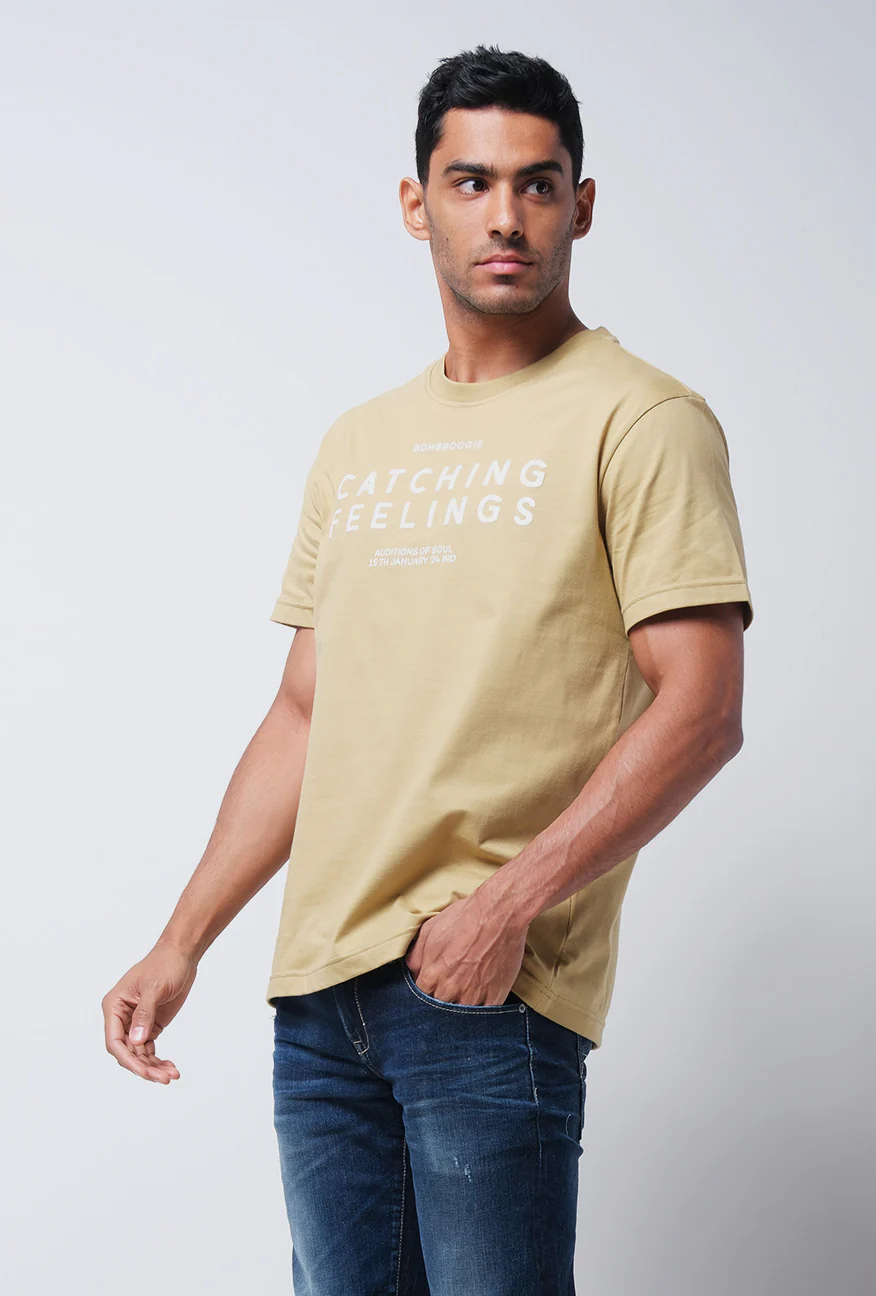 T-Shirt Lengan Pendek Regular Dreza Olive - Image 2