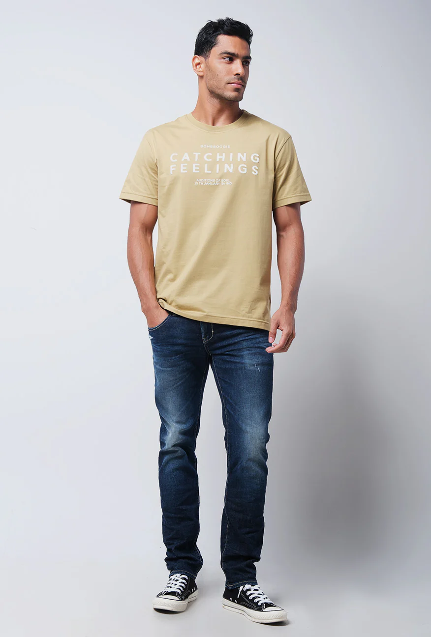 T-Shirt Lengan Pendek Regular Dreza Olive - Image 4