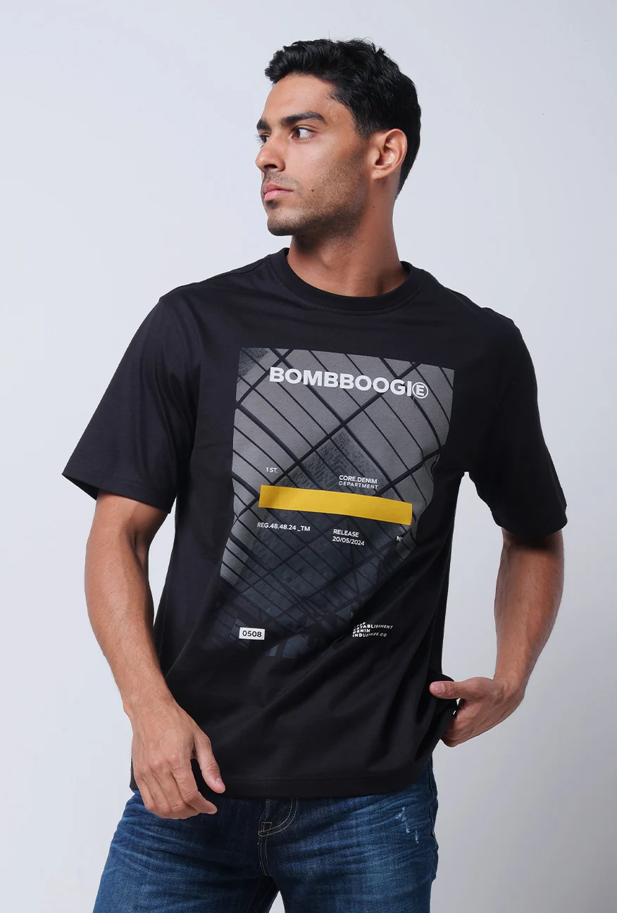 T-Shirt Lengan Pendek Regular Flappy Black 2.0 - Image 2