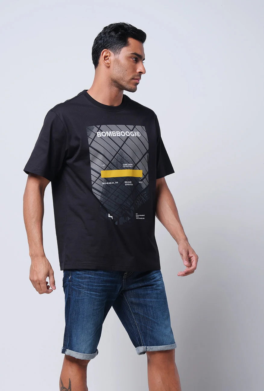 T-Shirt Lengan Pendek Regular Flappy Black 2.0 - Image 3