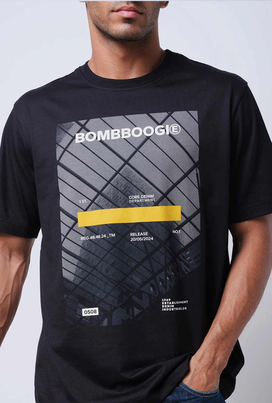 T-Shirt Lengan Pendek Regular Flappy Black 2.0 - Image 4