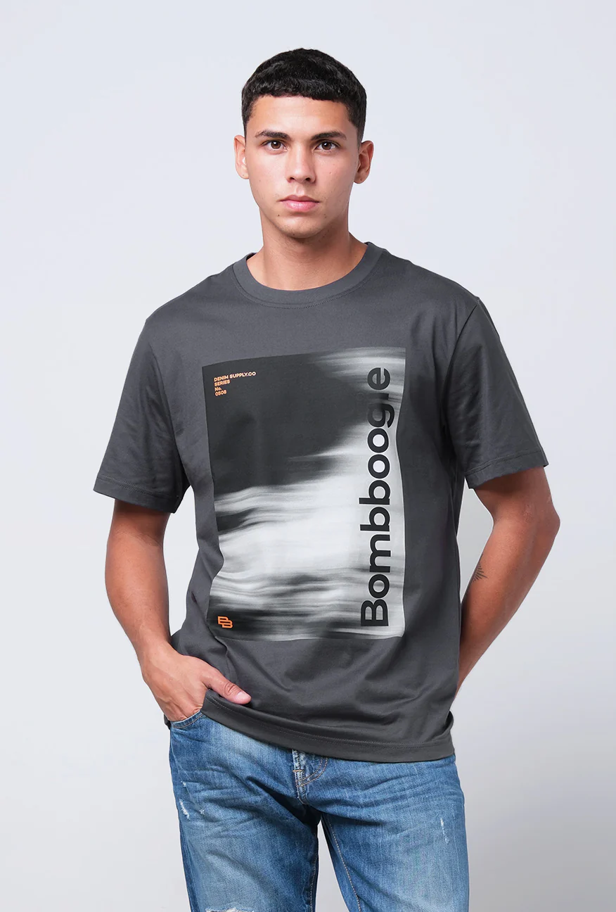 T-Shirt Lengan Pendek Regular Greivo Dark Grey 2.0 - Image 2