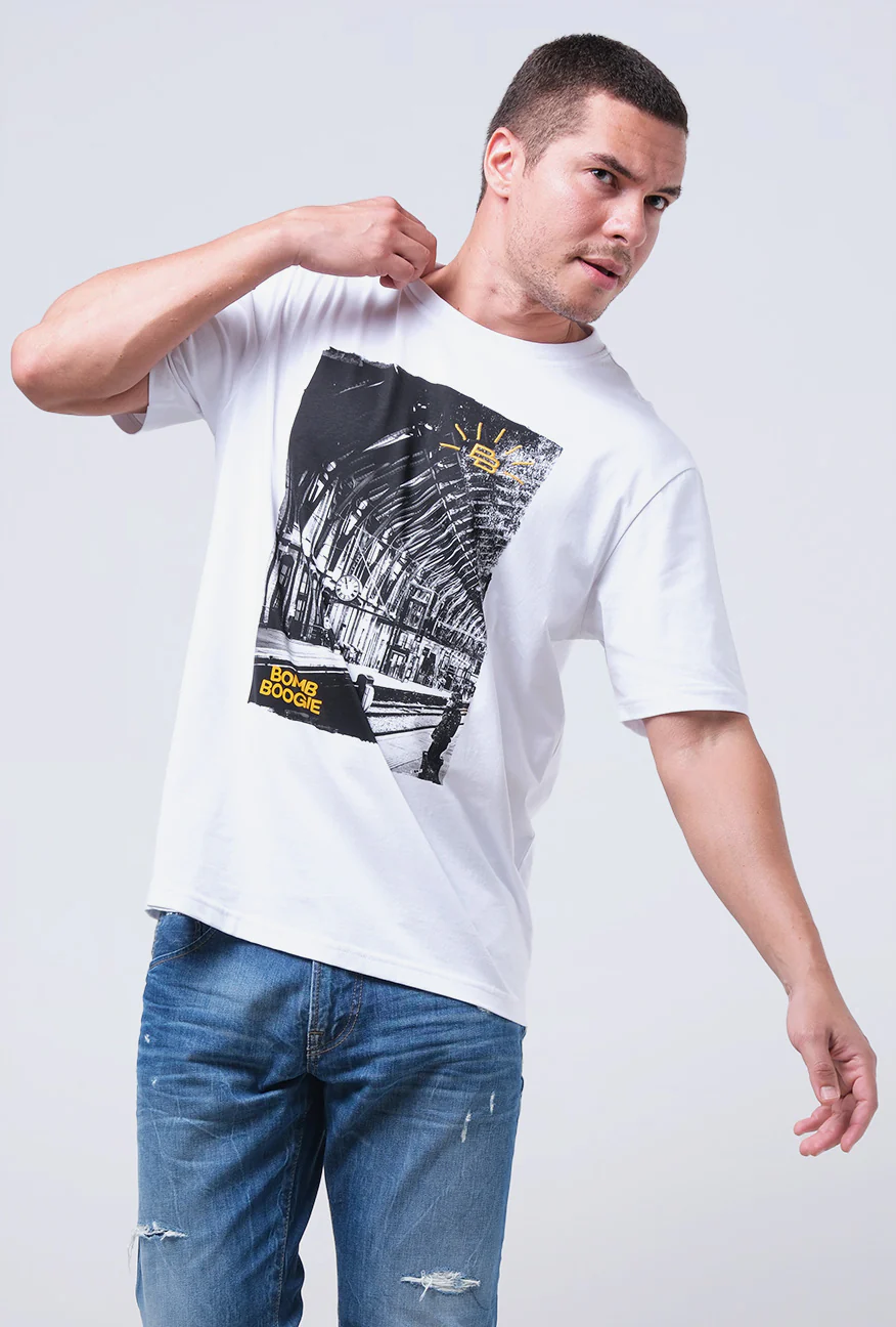 T-shirt Lengan Pendek Regular Grolen Offwhite 2.0 - Image 2