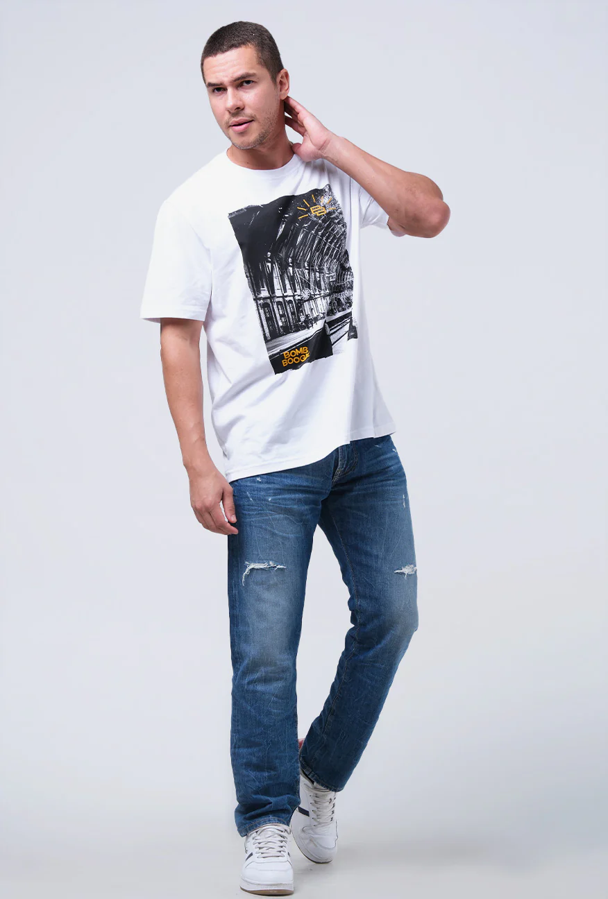 T-shirt Lengan Pendek Regular Grolen Offwhite 2.0 - Image 4