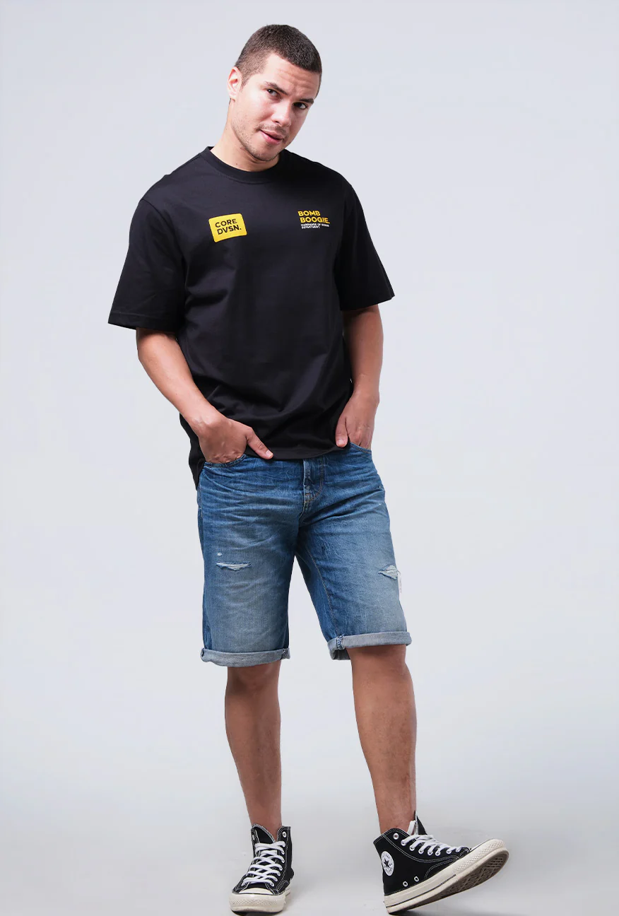 T-Shirt Lengan Pendek Regular Hayward Black 2.0 - Image 2