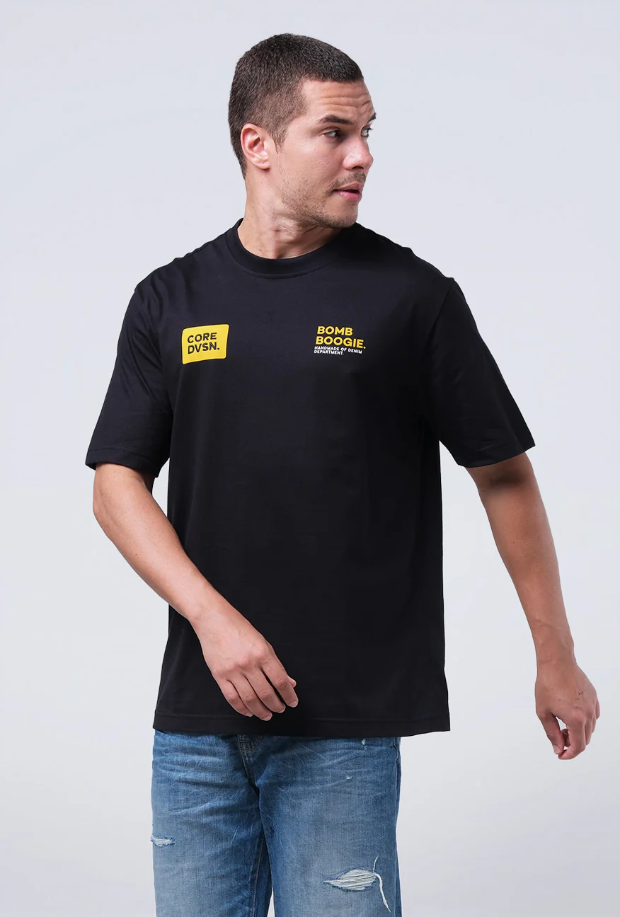 T-Shirt Lengan Pendek Regular Hayward Black 2.0 - Image 3