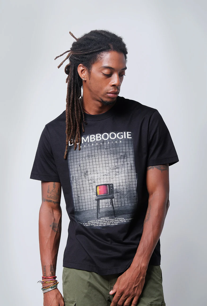 T-Shirt Lengan Pendek Regular Heretics Black