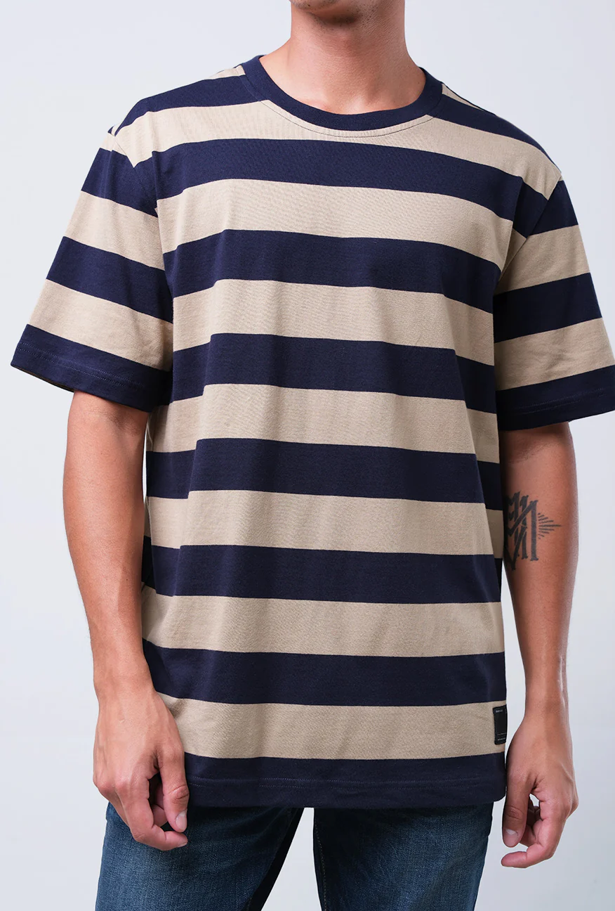 T-Shirt Lengan Pendek Regular Hermo Khaki Navy Regular 2.0 - Image 4