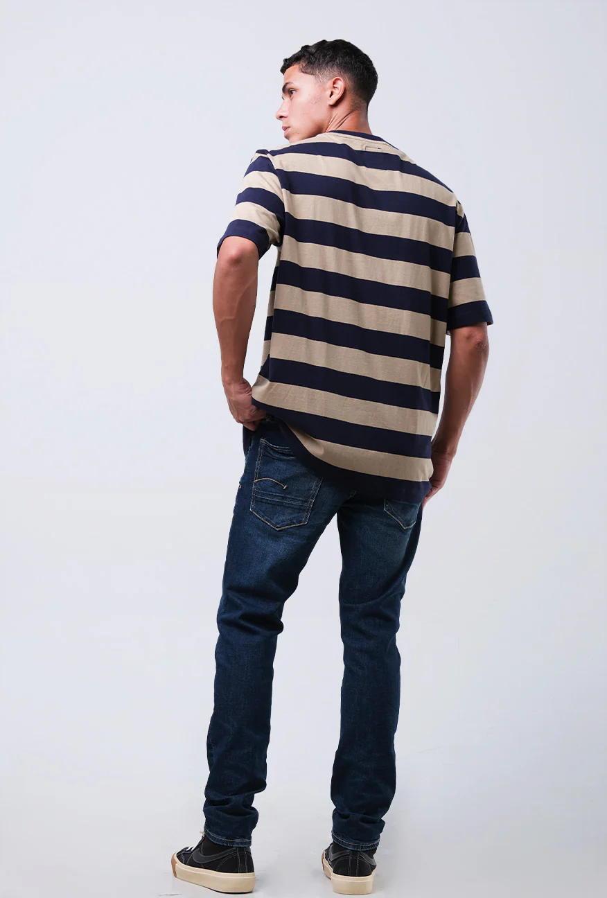 T-Shirt Lengan Pendek Regular Hermo Khaki Navy Regular 2.0 - Image 5