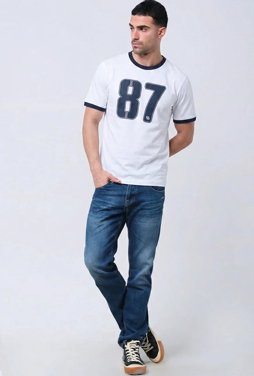 T-Shirt Lengan Pendek Regular Kritzy White 2.0 - Image 2
