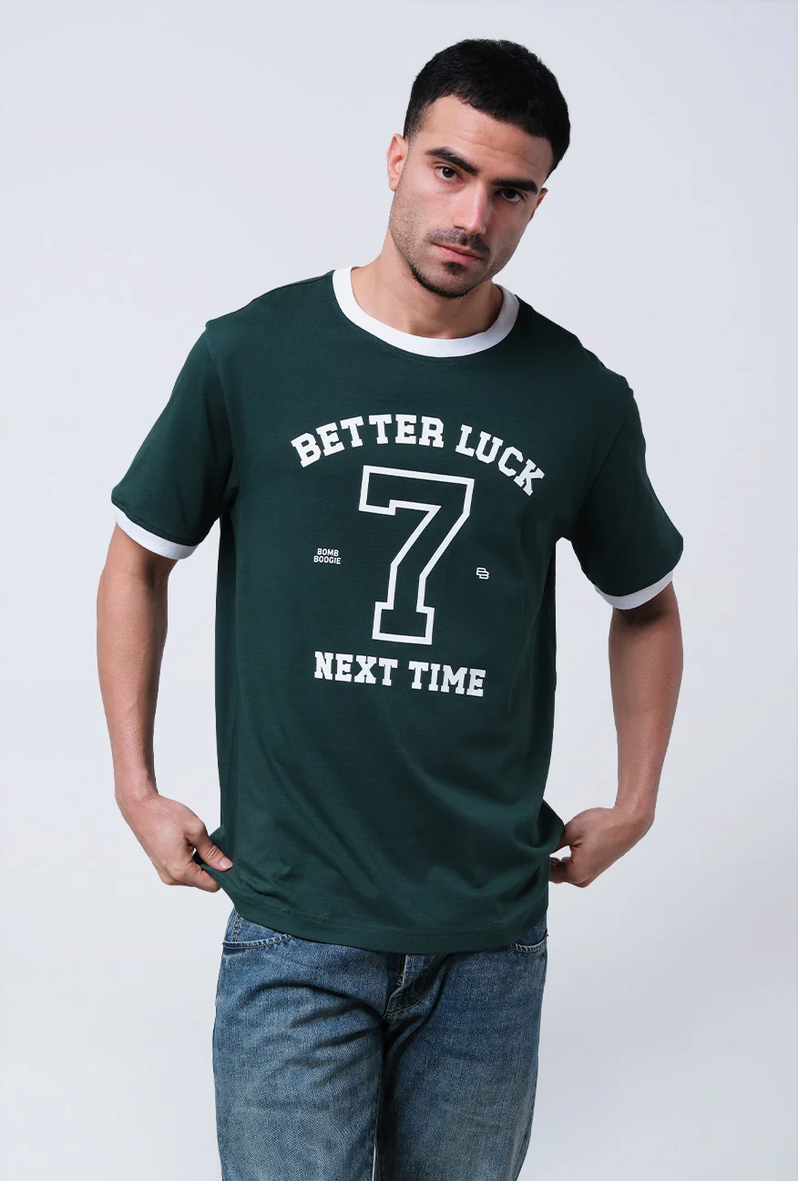 T-Shirt Lengan Pendek Regular Leckter Dark Green 2.0