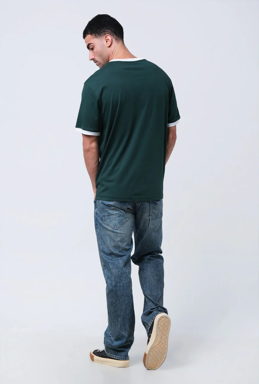 T-Shirt Lengan Pendek Regular Leckter Dark Green 2.0 - Image 4