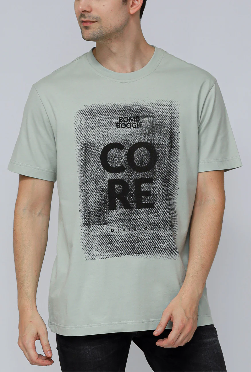 T-Shirt Lengan Pendek Regular Mismith Light Green - Image 3