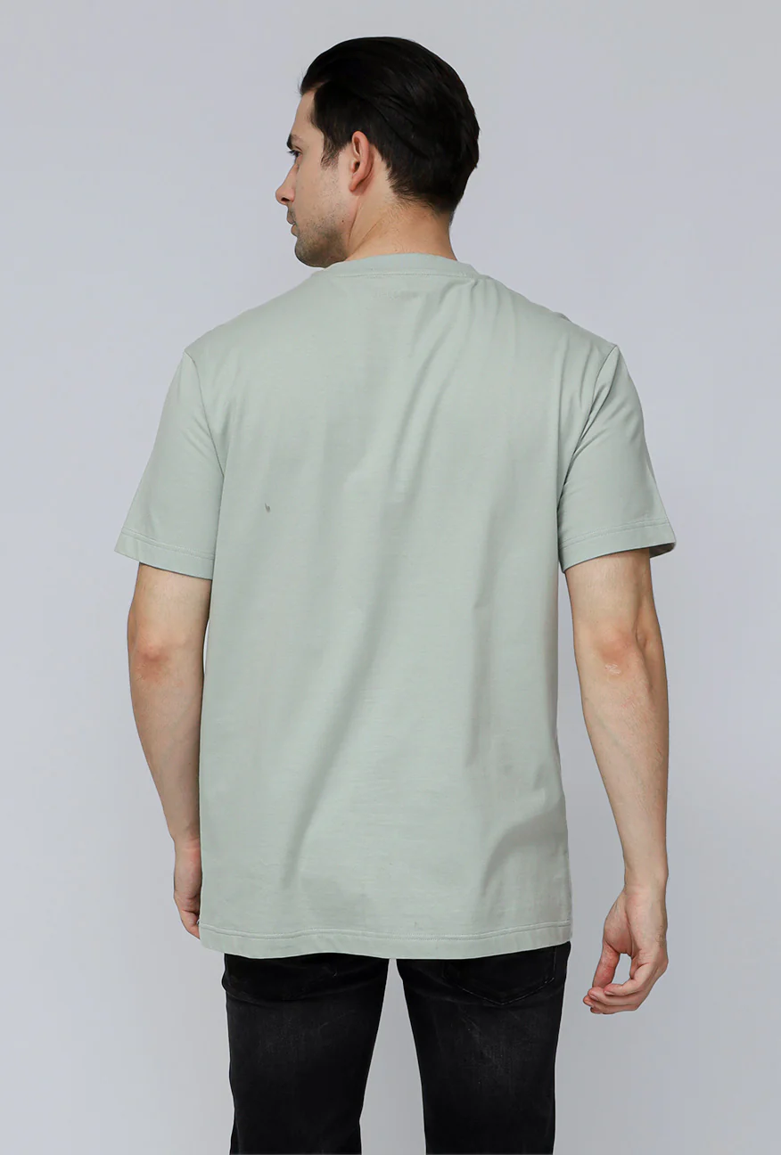 T-Shirt Lengan Pendek Regular Mismith Light Green - Image 4