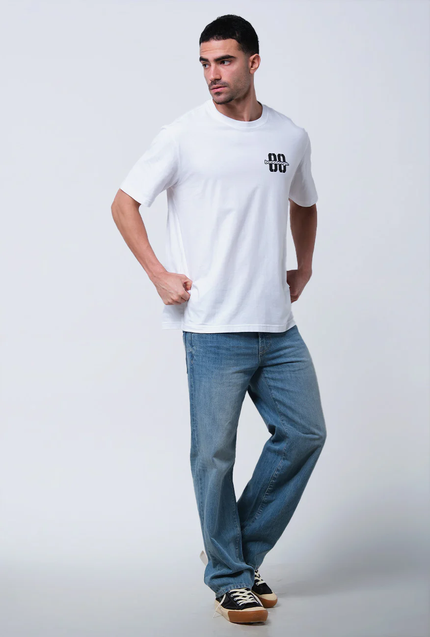 T-Shirt Lengan Pendek Regular Moisle Offwhite 2.0 Exclusive Online - Image 3