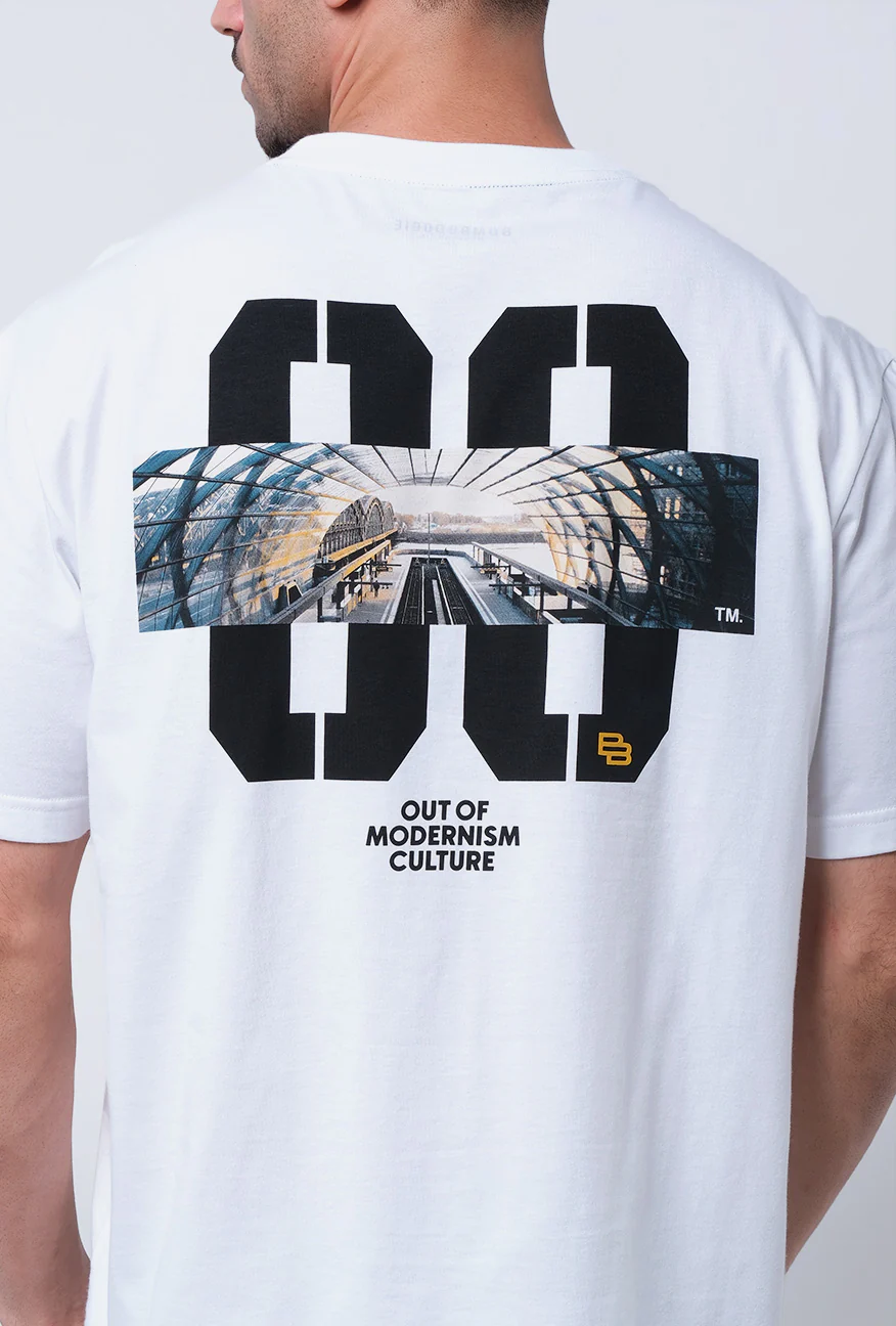 T-Shirt Lengan Pendek Regular Moisle Offwhite 2.0 Exclusive Online - Image 4