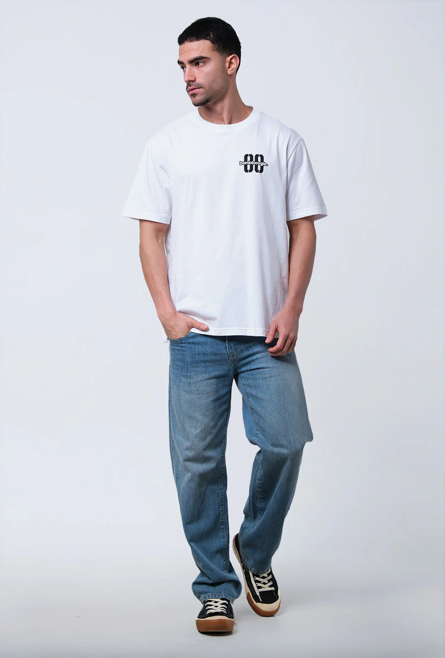 T-Shirt Lengan Pendek Regular Moisle Offwhite 2.0 Exclusive Online - Image 5