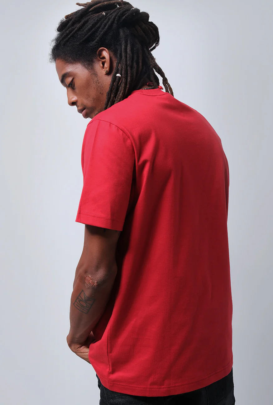 T-Shirt Lengan Pendek Regular Morsein Red - Image 4