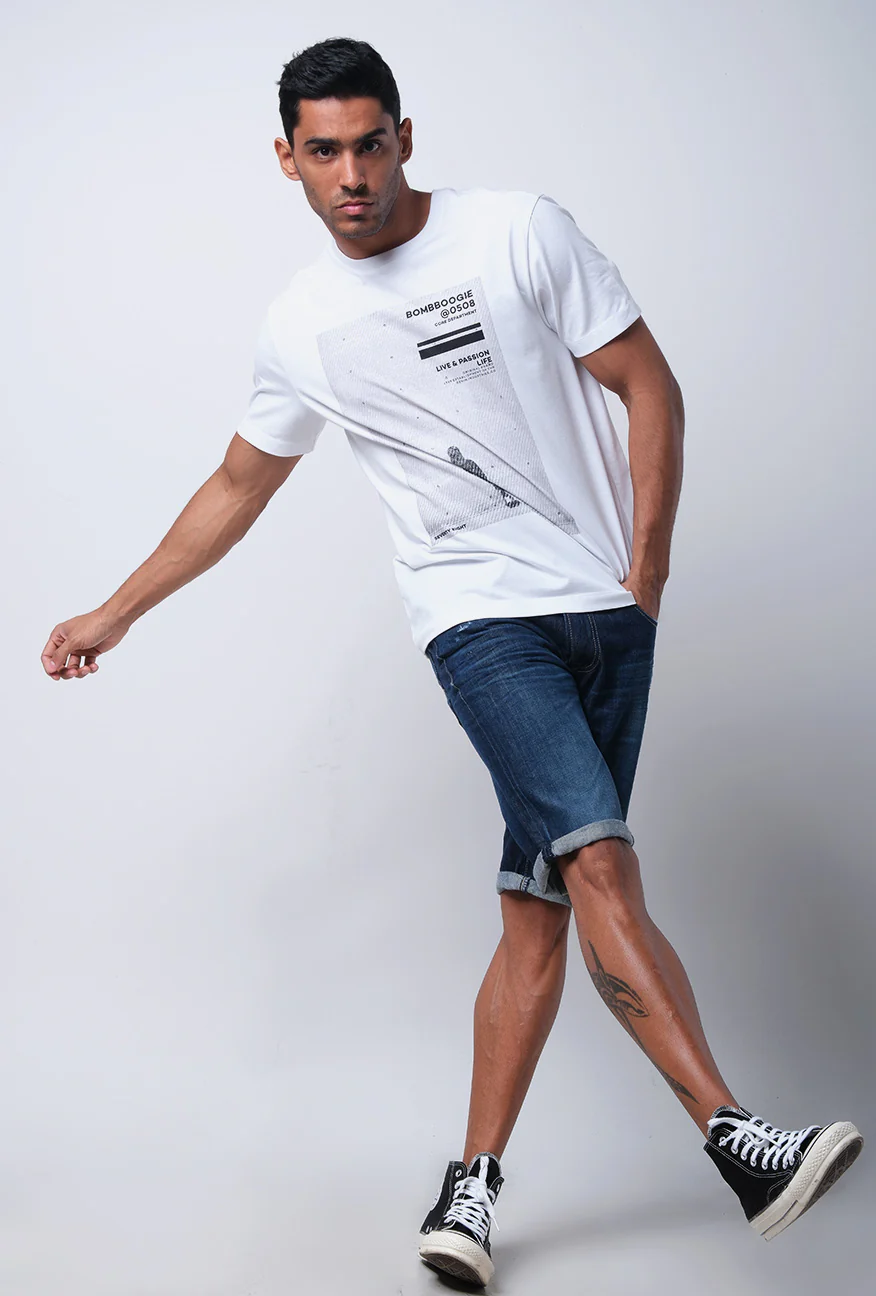 T-Shirt Lengan Pendek Regular Nicklas Offwhite - Image 2
