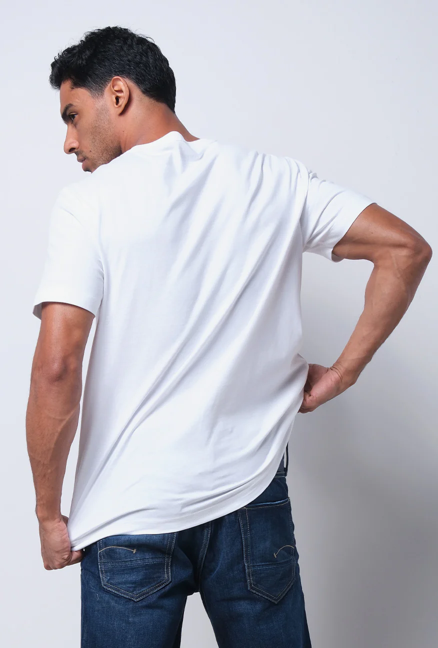 T-Shirt Lengan Pendek Regular Nicklas Offwhite - Image 4