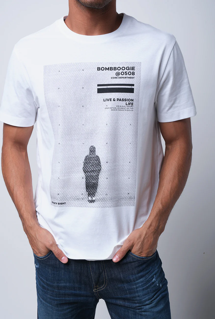 T-Shirt Lengan Pendek Regular Nicklas Offwhite - Image 5