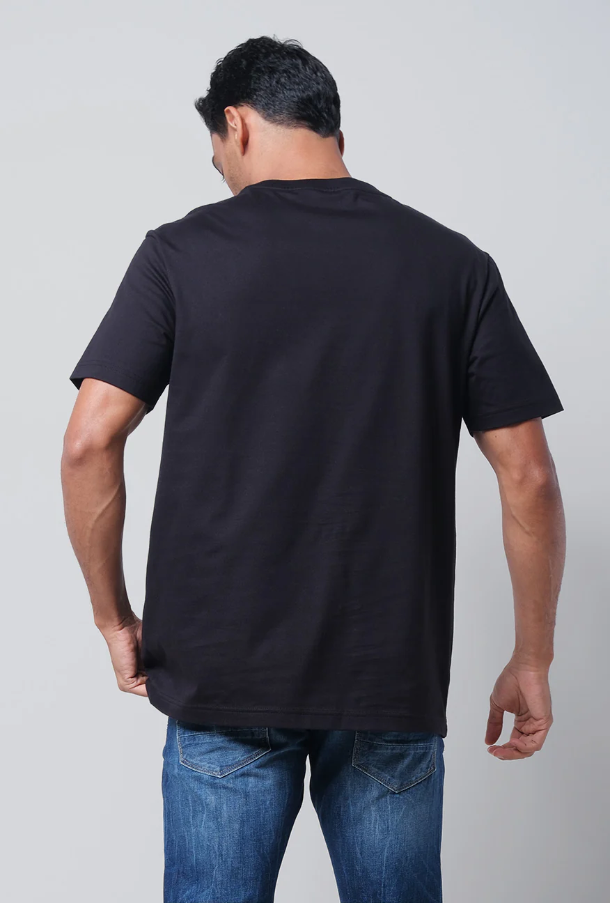 T-Shirt Lengan Pendek Regular Nifty Black - Image 5
