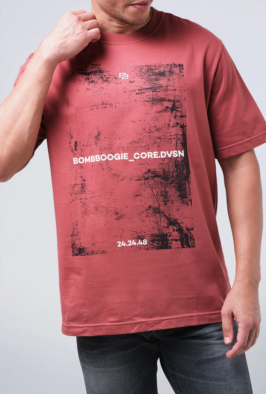 T-Shirt Lengan Pendek Regular Norsfox Dusty Pink 2.0 - Image 3