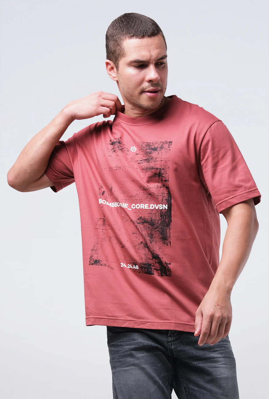 T-Shirt Lengan Pendek Regular Norsfox Dusty Pink 2.0 - Image 4