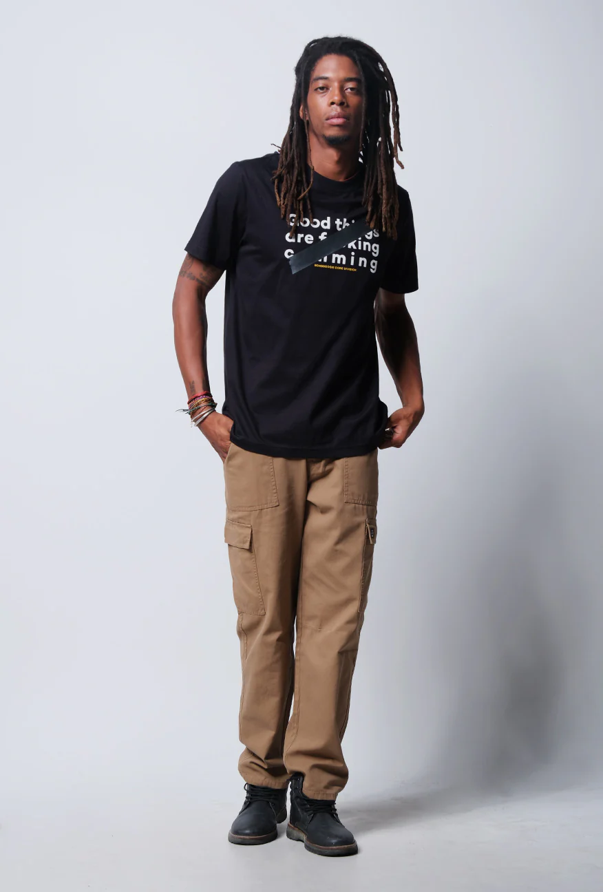 T-Shirt Lengan Pendek Regular Okland Black - Image 4