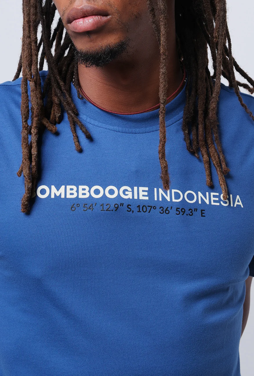 T-Shirt Lengan Pendek Regular Rachell Blue - Image 3