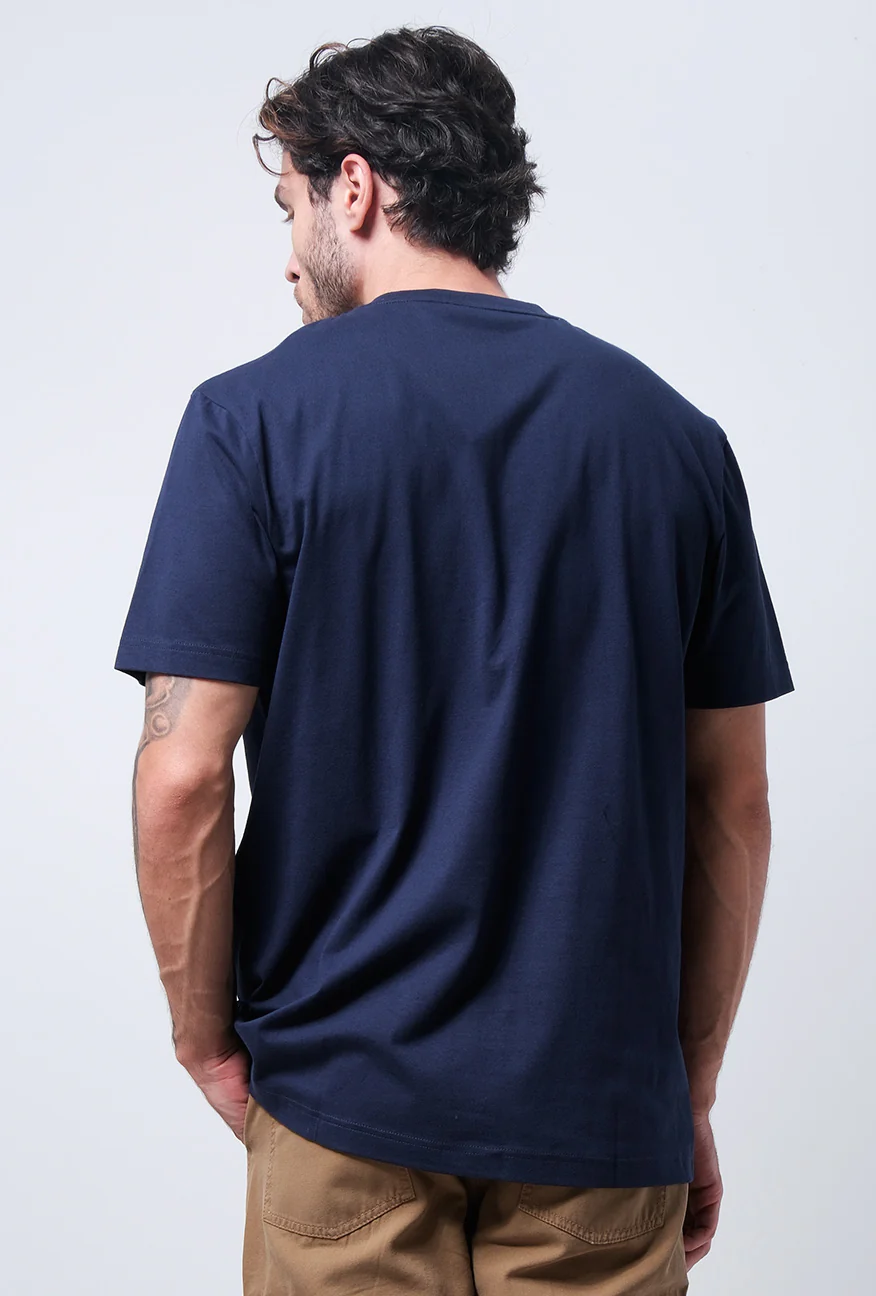 T-Shirt Lengan Pendek Regular Rawson Navy - Image 2