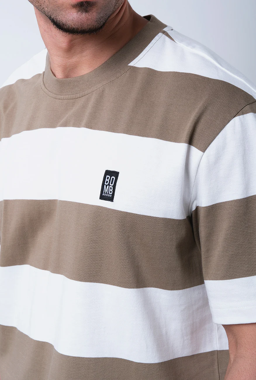 T-Shirt Lengan Pendek Regular Reola Cream Offwhite - Image 3
