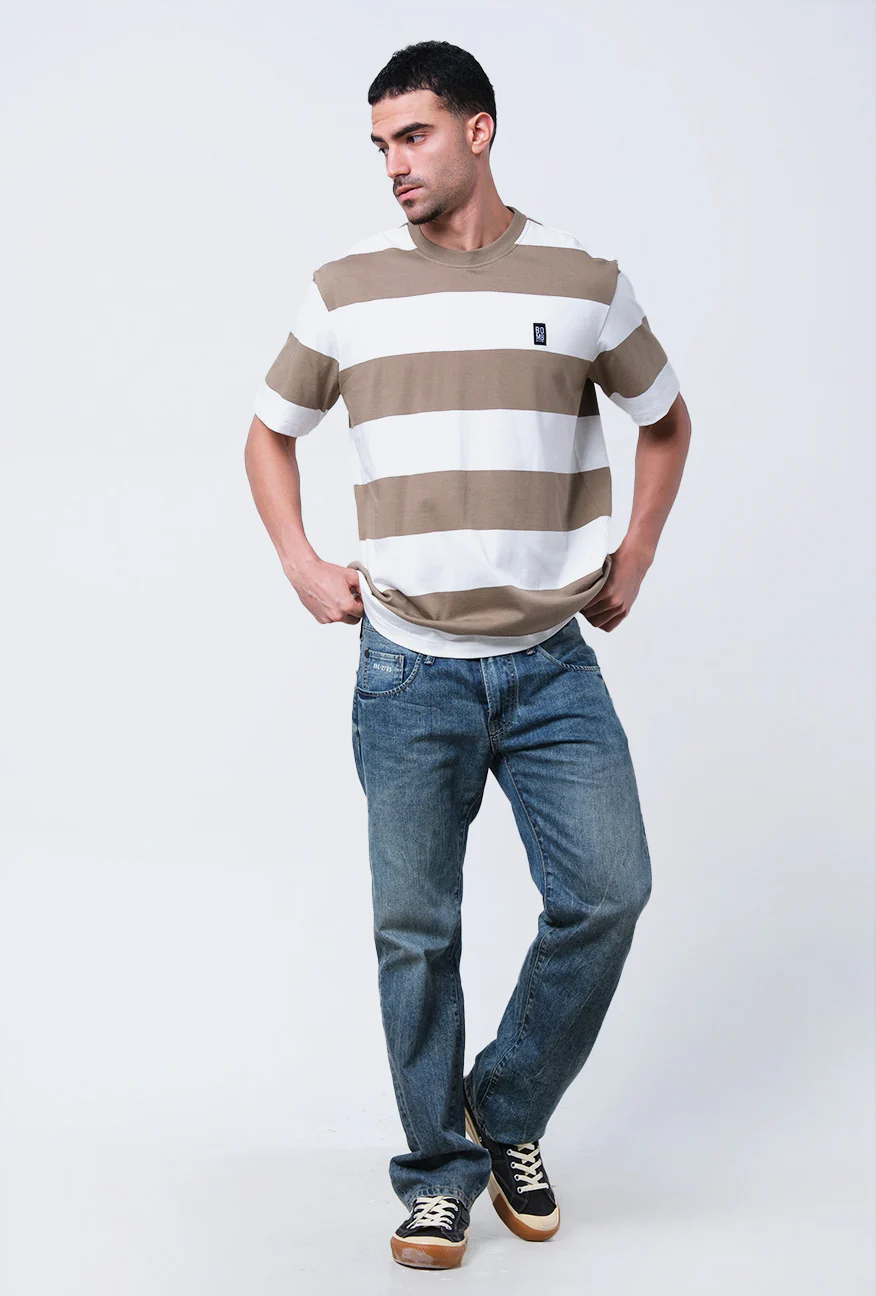T-Shirt Lengan Pendek Regular Reola Cream Offwhite - Image 5