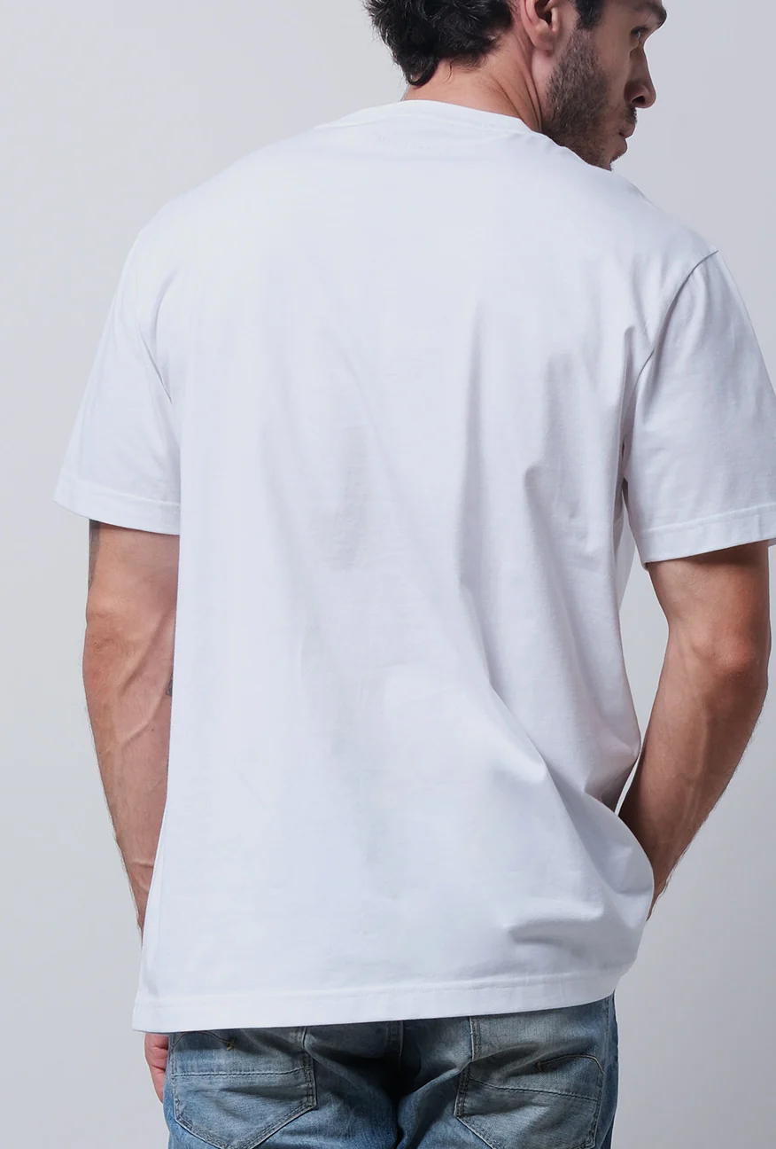 T-Shirt Lengan Pendek Regular Revolv Offwhite - Image 4