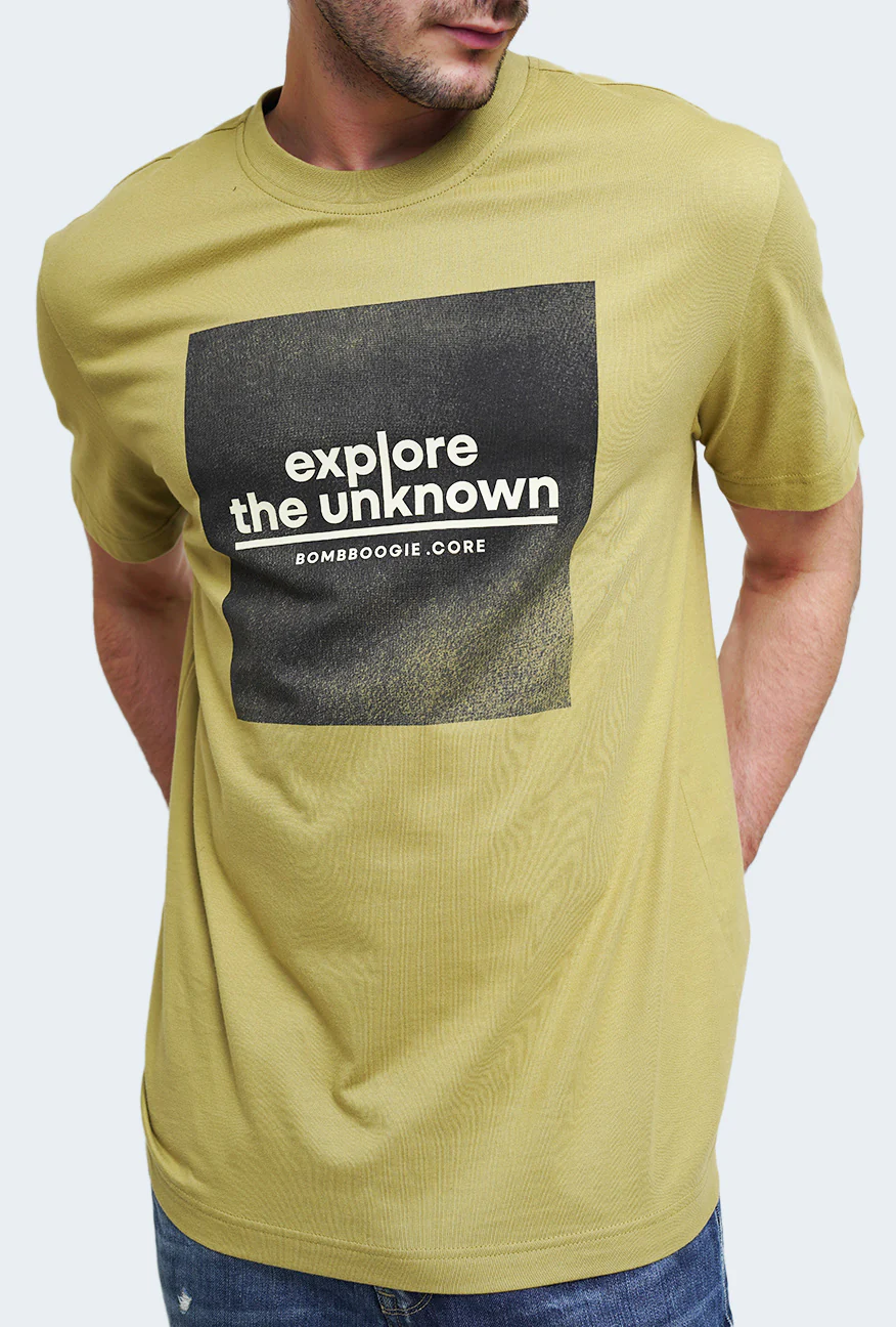 T-Shirt Lengan Pendek Regular Rivton Olive - Image 2