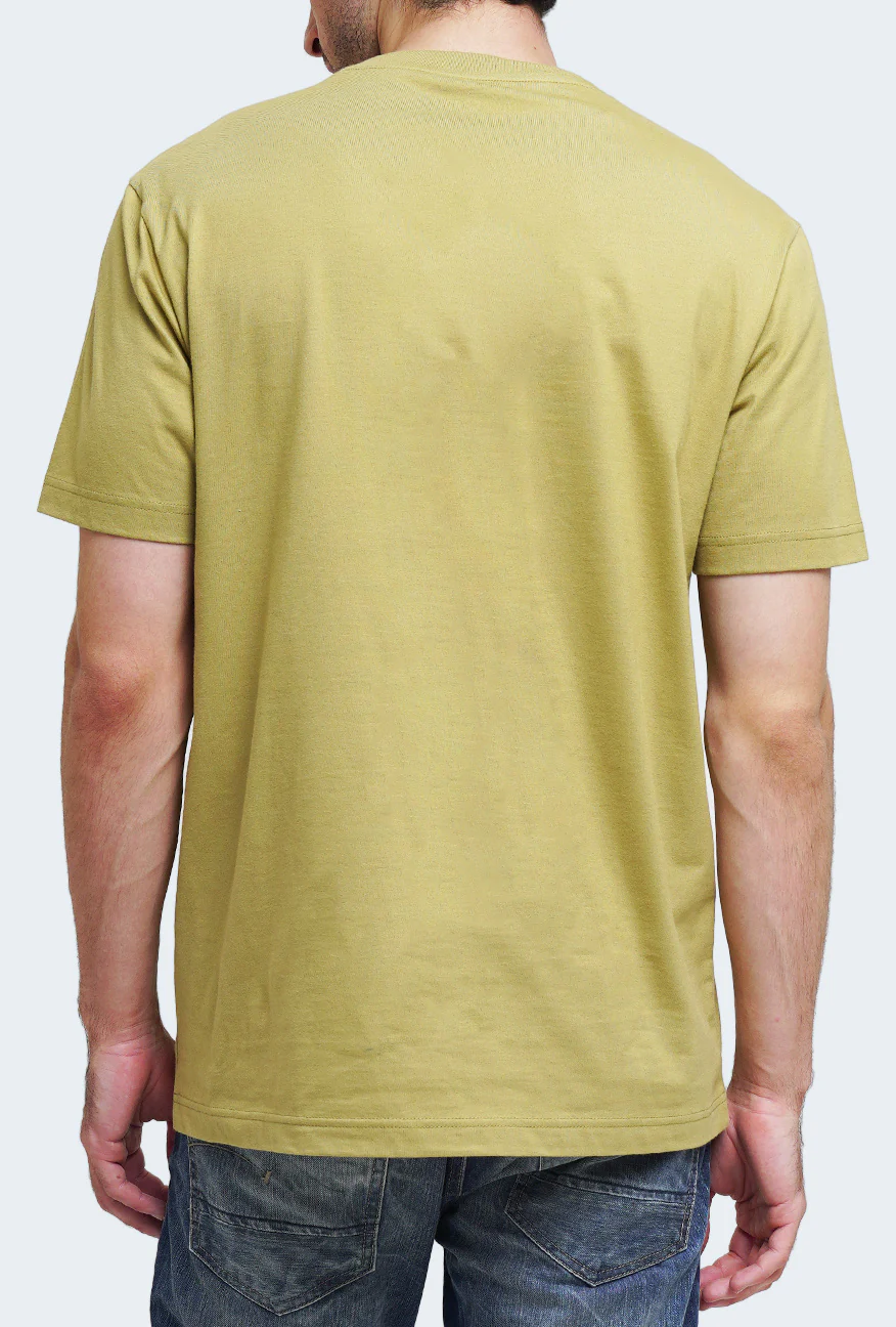 T-Shirt Lengan Pendek Regular Rivton Olive - Image 5