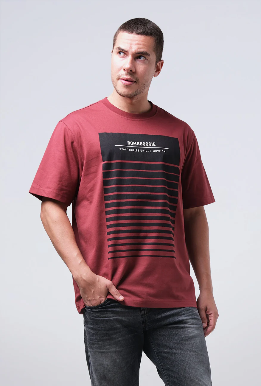 T-Shirt Lengan Pendek Regular Ruinor Maroon 2.0 - Image 4