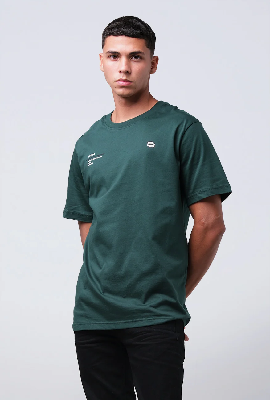T-Shirt Lengan Pendek Regular Scree Dark Green 2.0 - Image 2