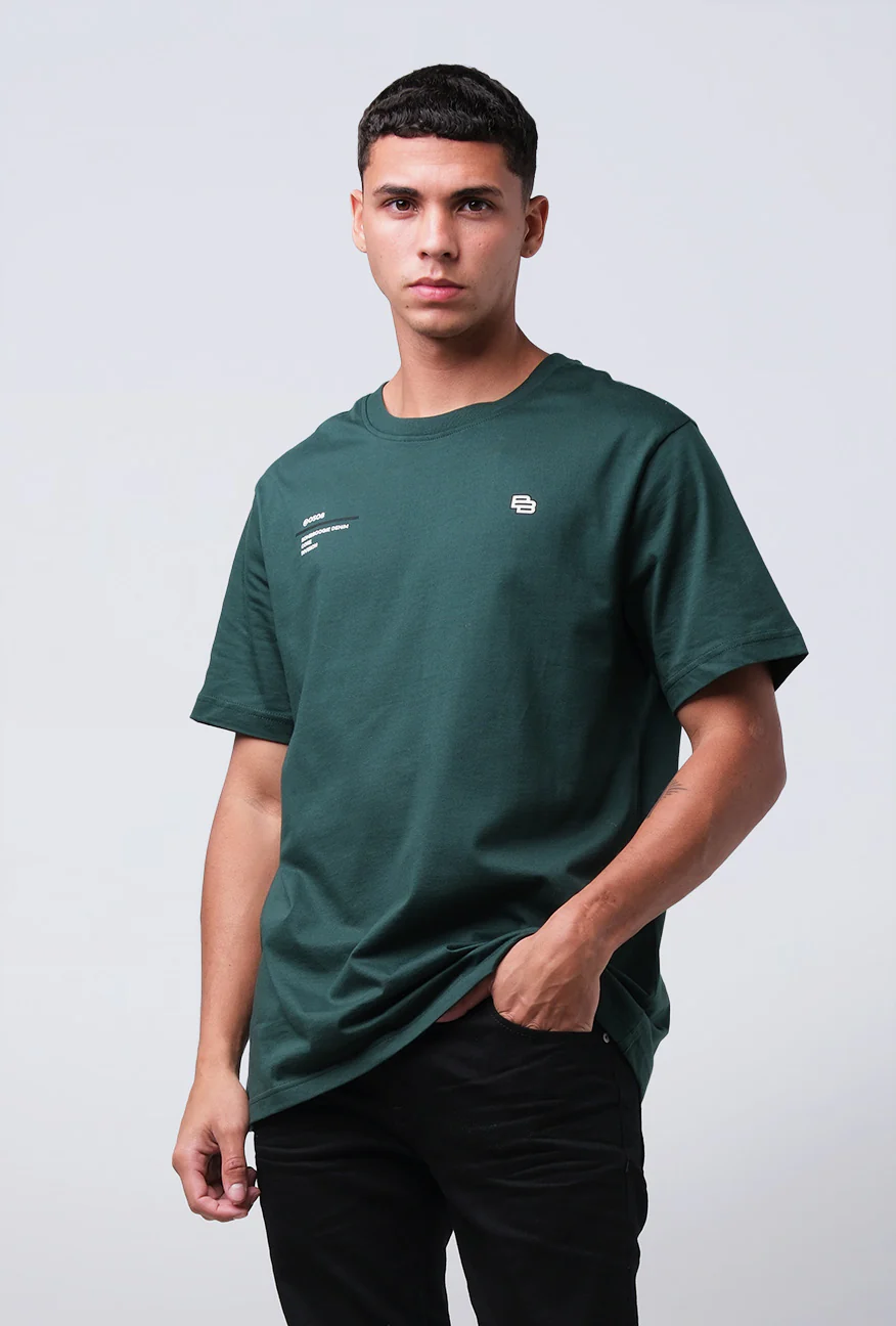 T-Shirt Lengan Pendek Regular Scree Dark Green 2.0 - Image 4
