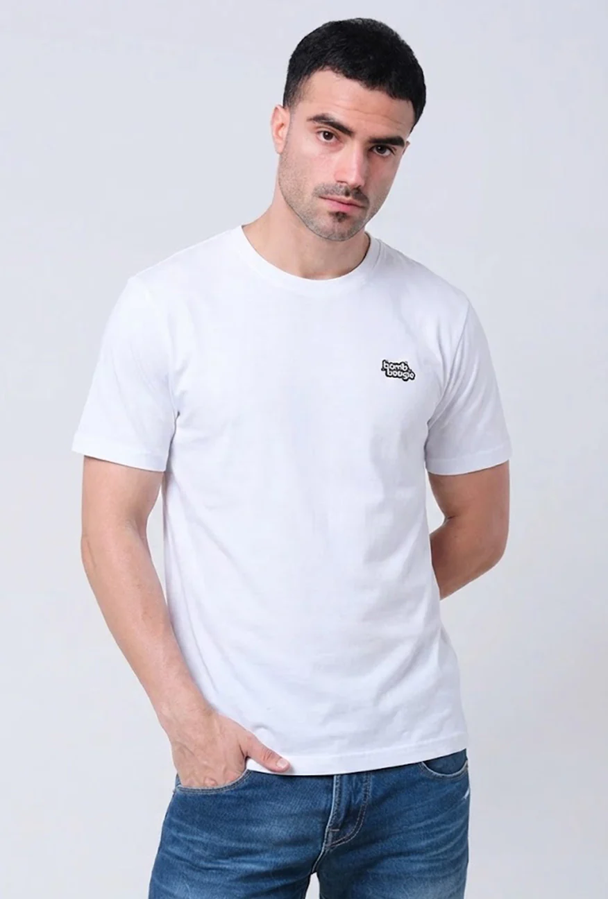 T-Shirt Lengan Pendek Regular Stormo White 2.0