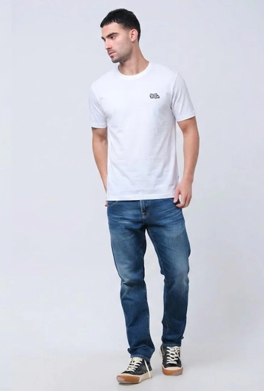 T-Shirt Lengan Pendek Regular Stormo White 2.0 - Image 4