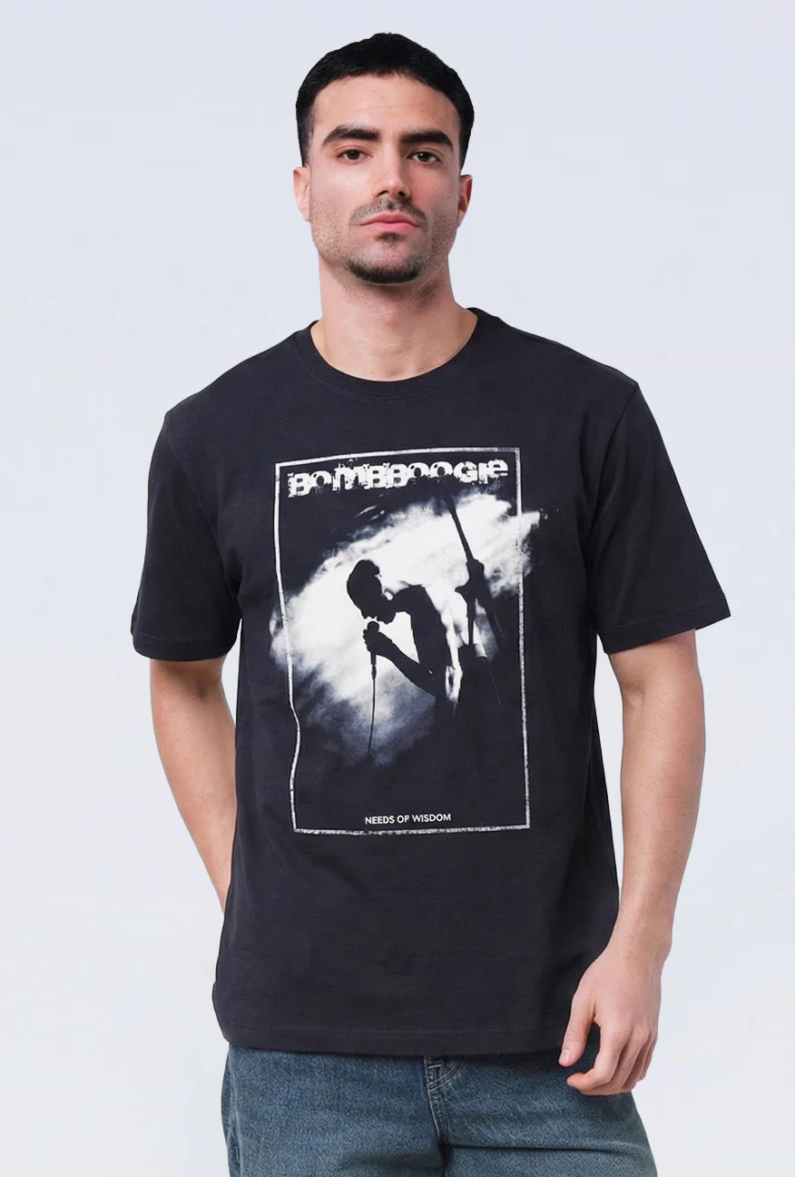 T-Shirt Lengan Pendek Regular Styper Black Exclusive Online