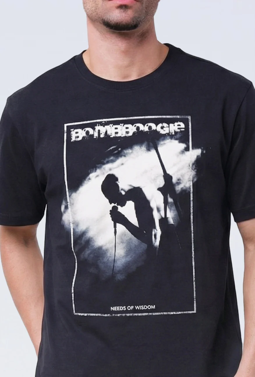 T-Shirt Lengan Pendek Regular Styper Black Exclusive Online - Image 3
