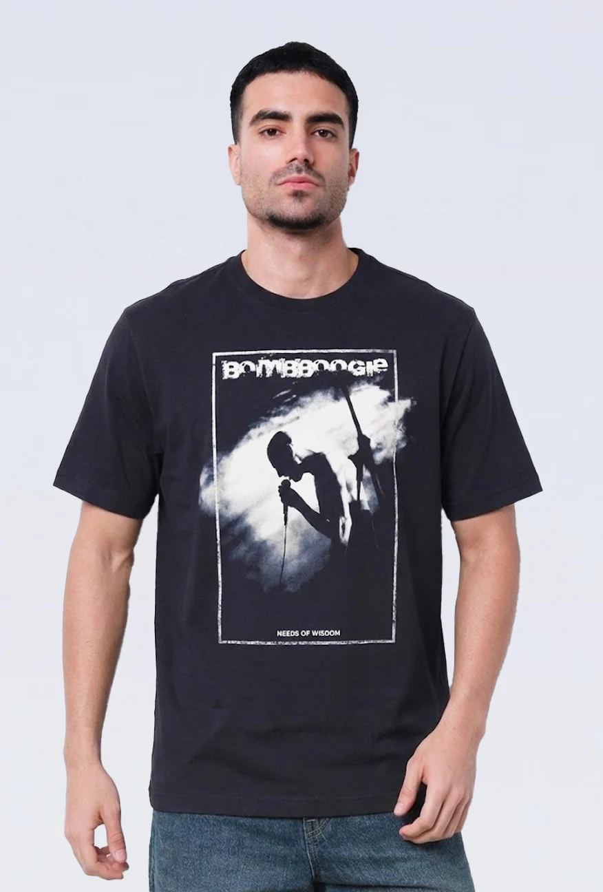 T-Shirt Lengan Pendek Regular Styper Black Exclusive Online - Image 4