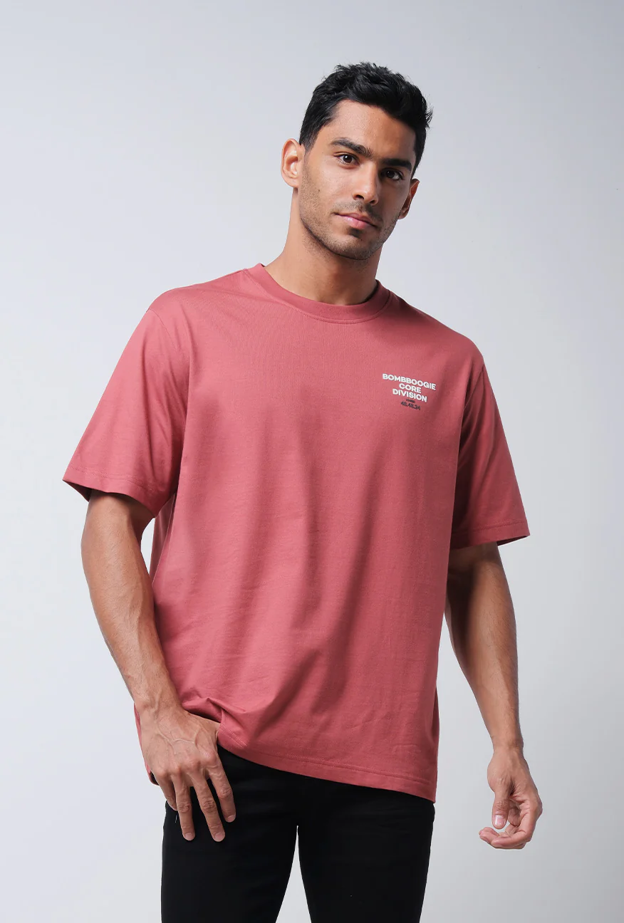 T-Shirt Lengan Pendek Regular Tomlyn Dusty Pink 2.0 - Image 3