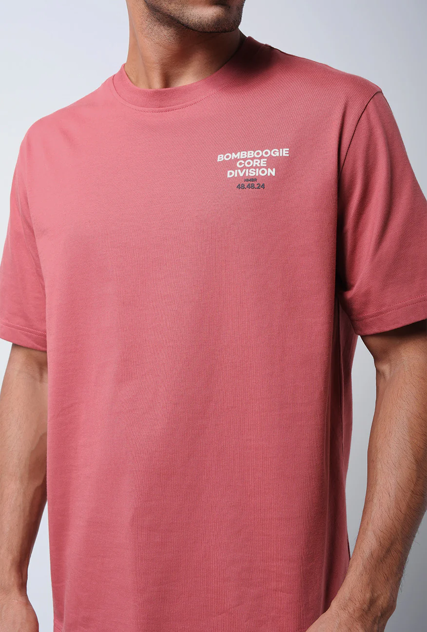 T-Shirt Lengan Pendek Regular Tomlyn Dusty Pink 2.0 - Image 4